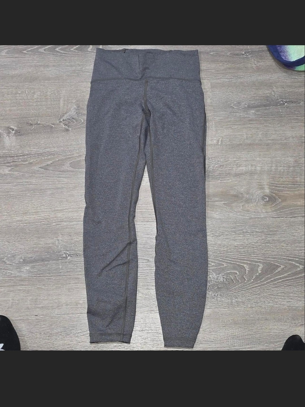lululemon athletica Heathered Dark Gray Leggings